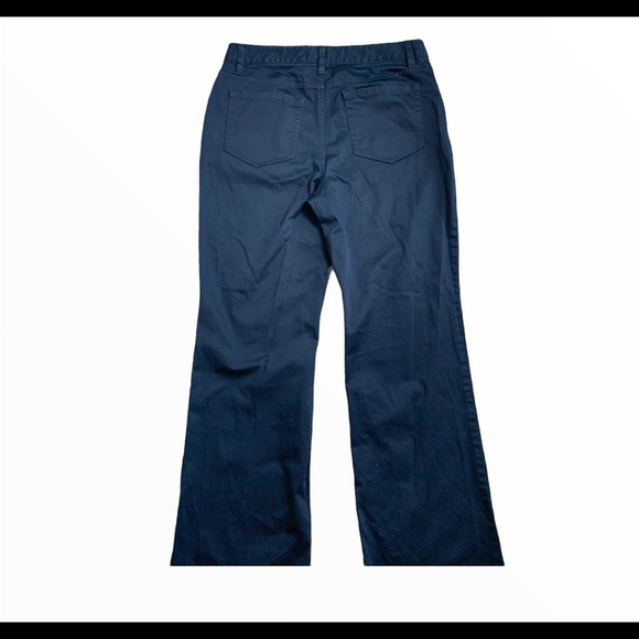 LIZ CLAIBORNE Jackie Straight Leg Trousers With Pockets Black Size 8 - Picture 8 of 12